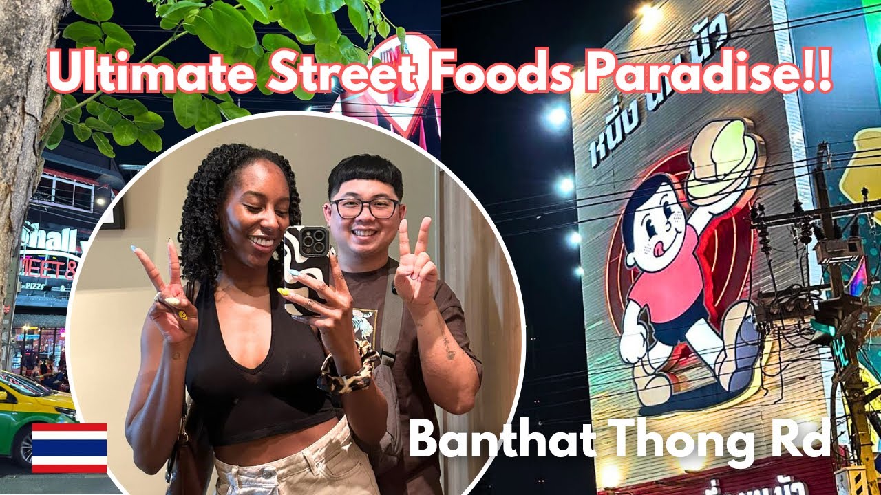 Bangkok's Most Famous Food Street - Banthat Thong Road 🇹🇭