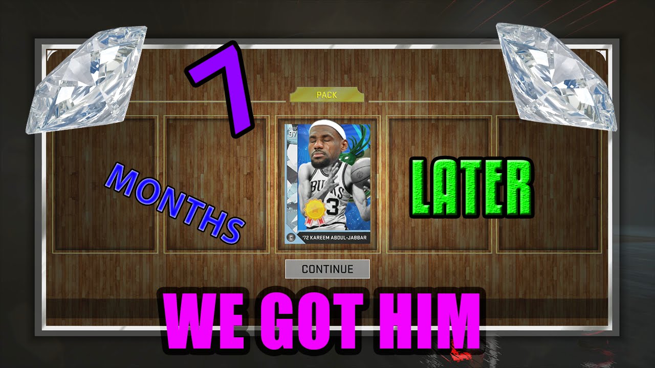 DIAMOND KAREEM NBA2K16 PACK OPENING