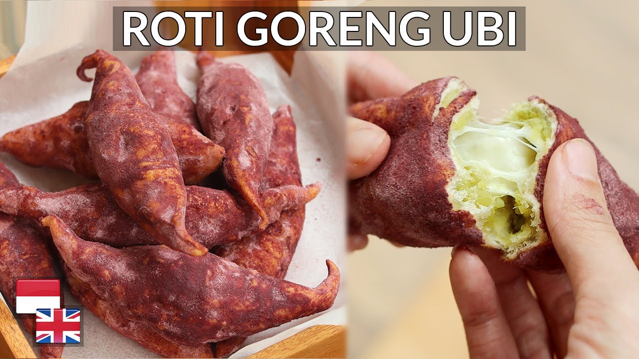TANPA OVEN! Resep ROTI GORENG Ubi [Khas Korea, Bahan Lokal]