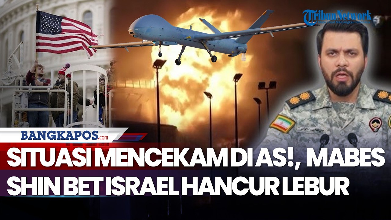 Situasi Mencekam di AS!, Iran Klaim Hancurkan Markas Besar Shin Bet Israel