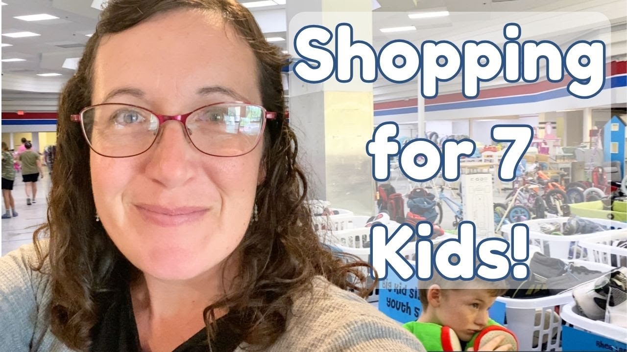 Clothes Shopping for 7 Kids! With Haul!