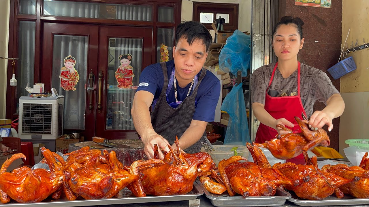 Khám phá quán VỊT QUAY ngon bậc nhất xứ lạng, ngày chặt mỏi tay