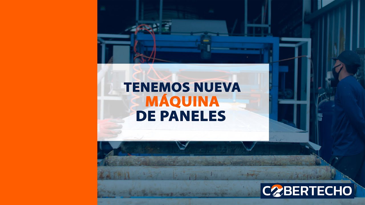 MÁQUINA DE PANELES TÉRMICOS Y ACÚSTICOS | COBERTECHO