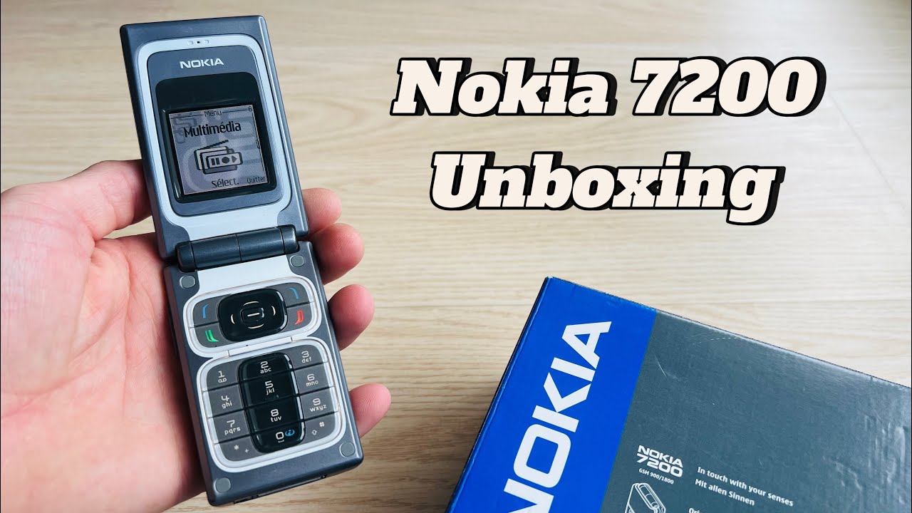Nokia 7200 unboxing 2024 the rare mobile phone