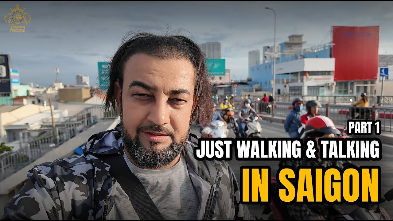 Saigon Street Walk | Chill Ride, Local Vibes & Everyday Stories Pt1-Pashto