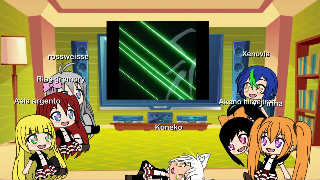 clan gremory reacciona al puño del dragon
