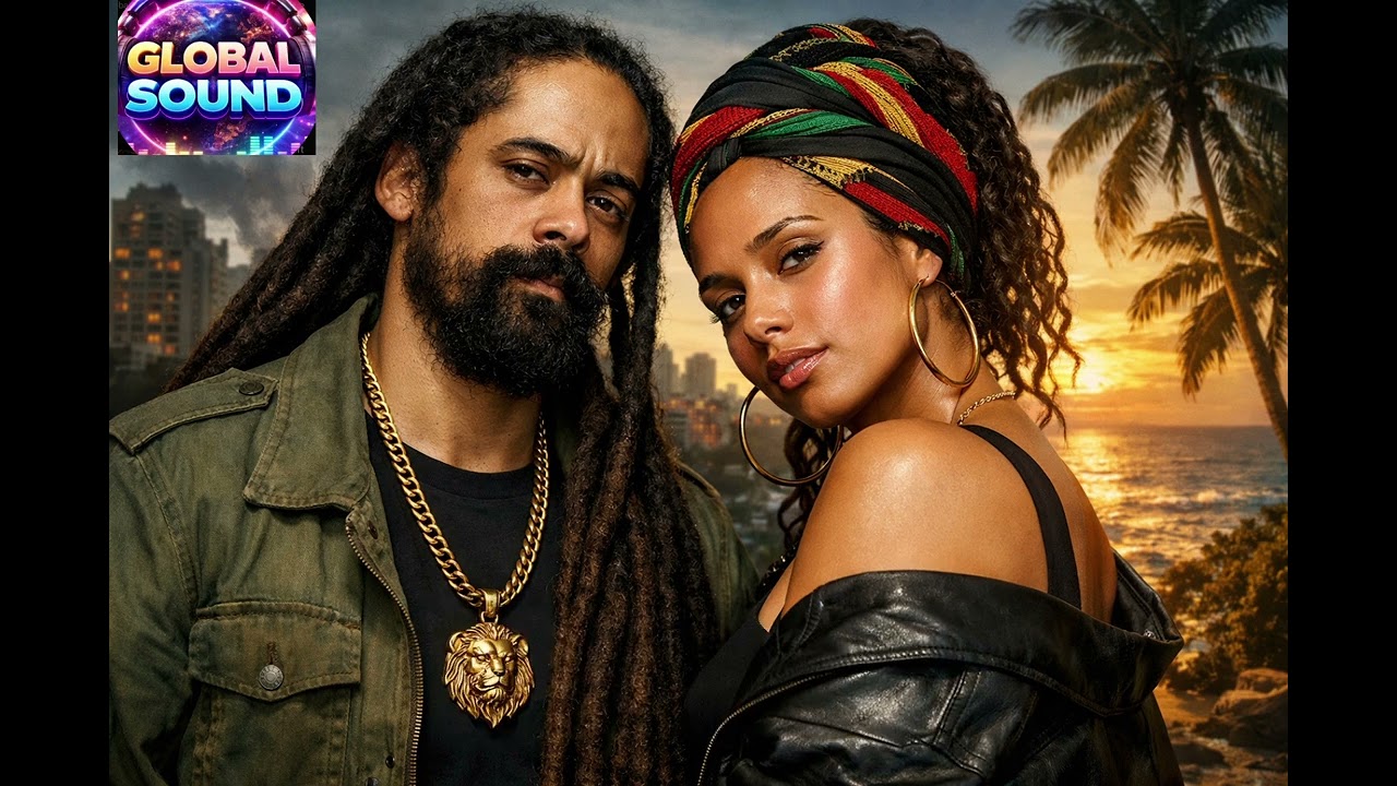 Damain Marley ft Alicia Keys  - 🎵 ANGELS ARE SINGING 🎵(Official Ai music video)2026