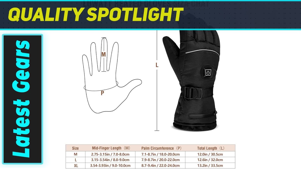 LUWATT Heated Gloves: 8 Hours of Amazing Winter Warmth!