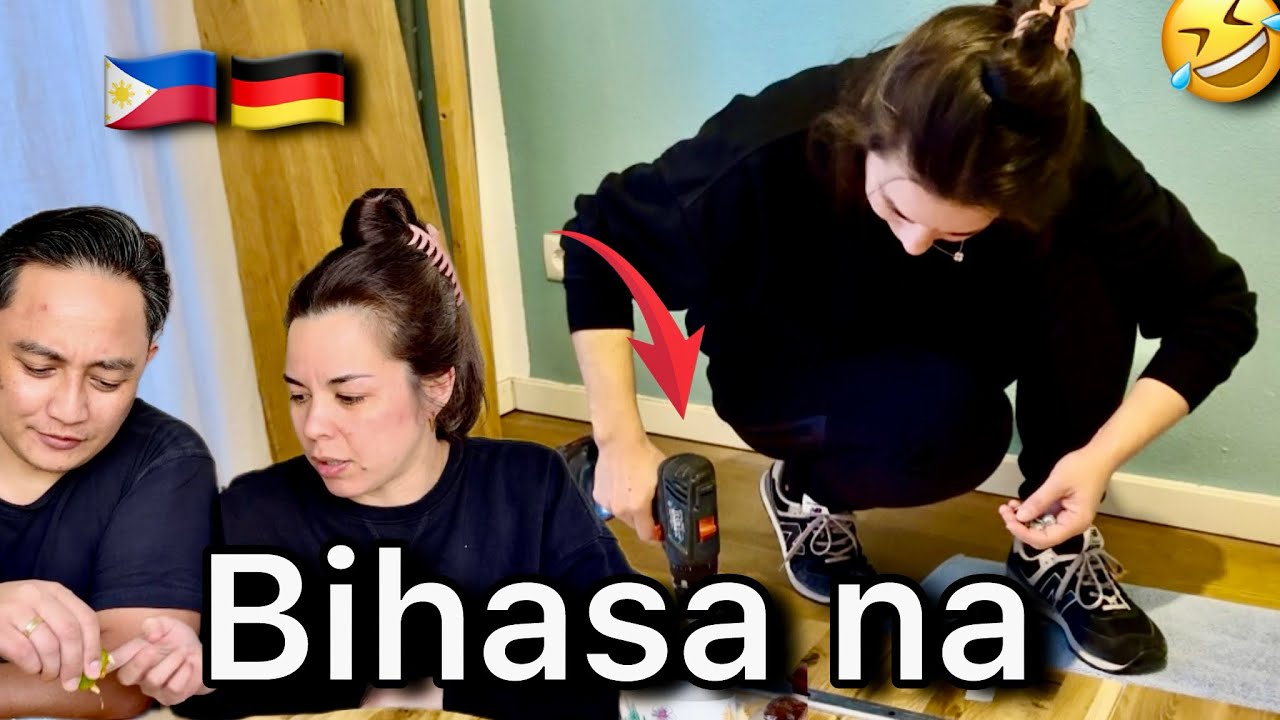 Naging bihasa na si misis 🤣 Filipino German Family