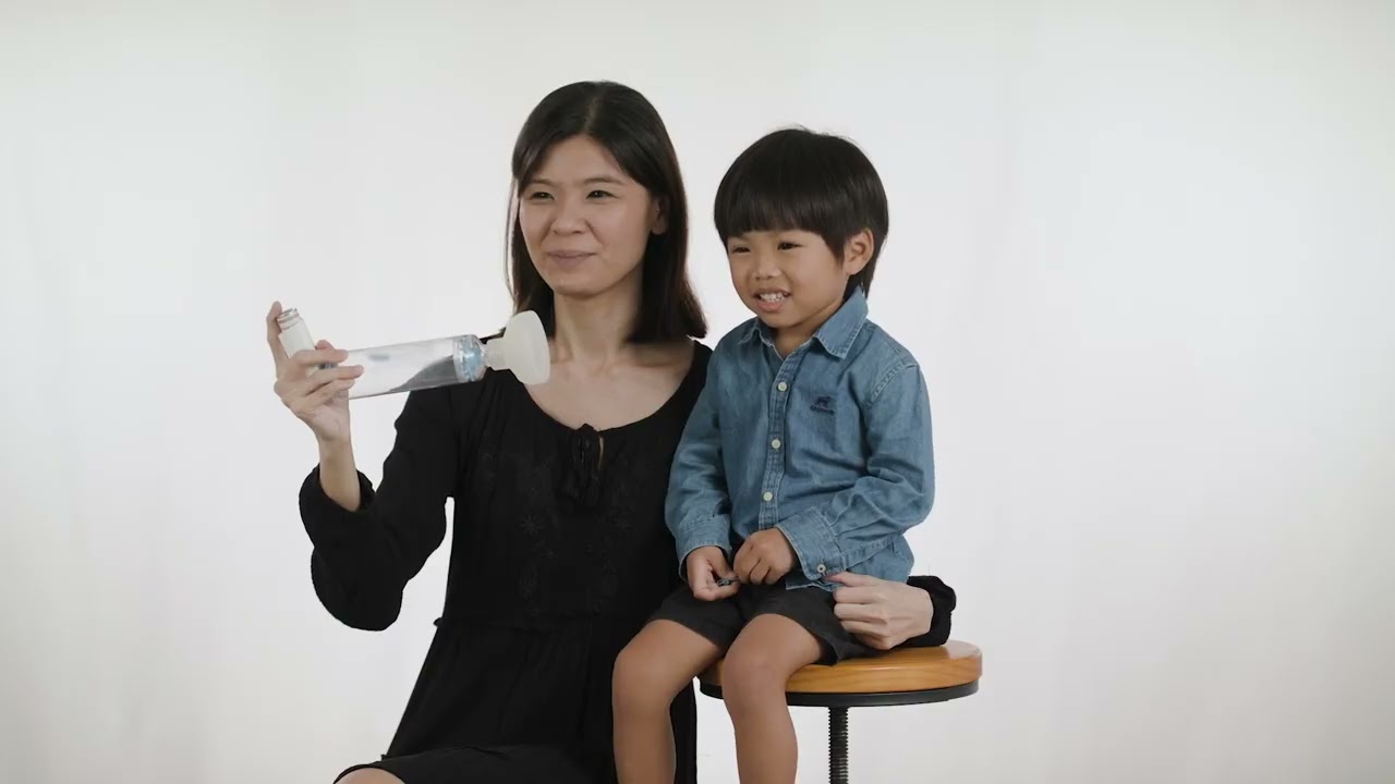 03  How to use a Metered Dose Inhaler with Spacer for Children