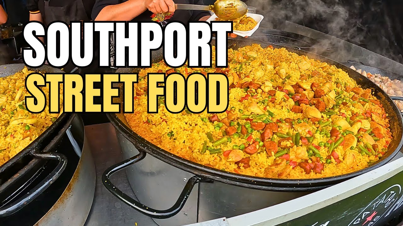 United Kingdom STREET FOOD Tour Vlog at SOUTHPORT Food Festival / Global Flavours In One Day!
