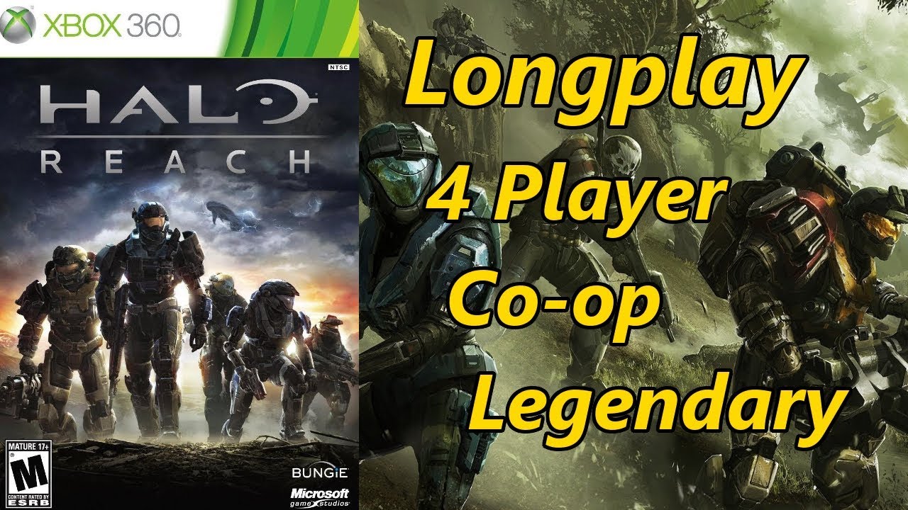 Halo: Reach - Longplay 4 Player Co-op (Legendary Campaign) Full Game Walkthrough (No Commentary)