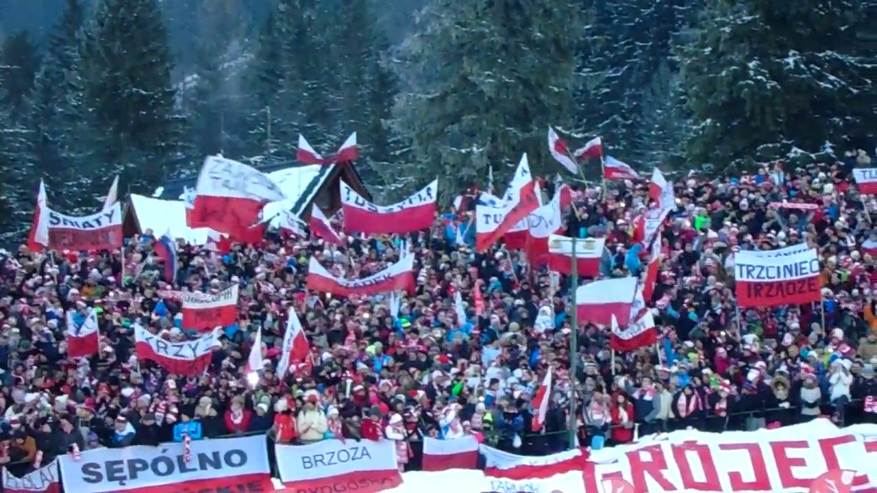 Zakopane Miazga super kibice. Znajdz swoją flagę.