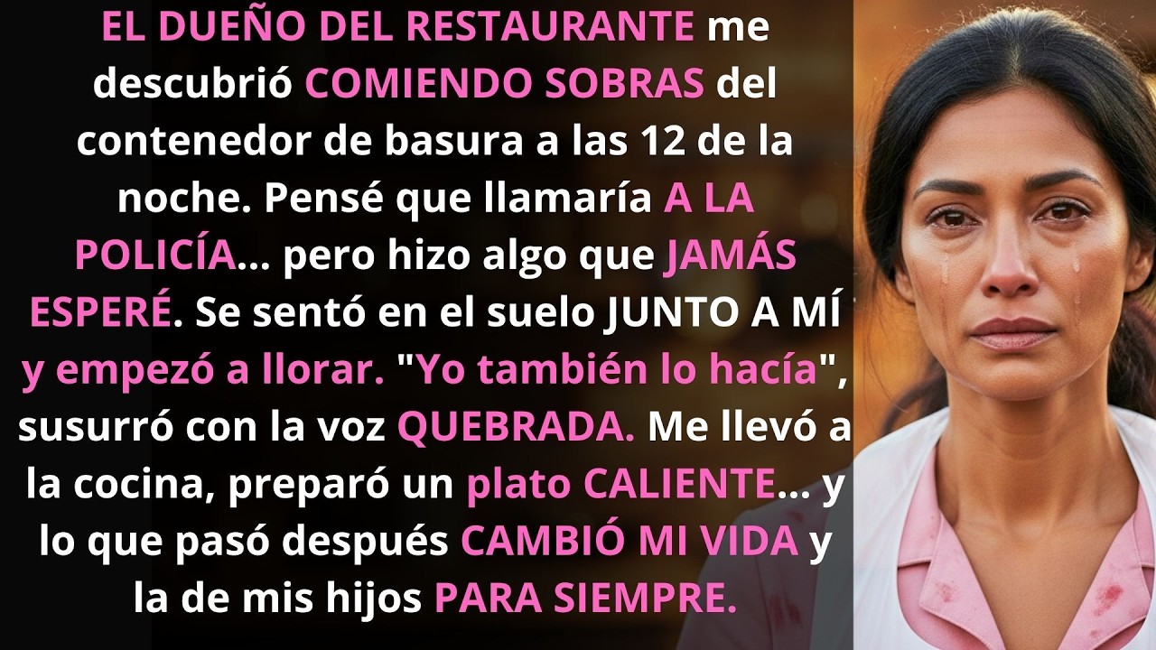 Mi patrón me descubrió comiendo las sobras que tiraban... lo que hizo después me dejó sin palabras.