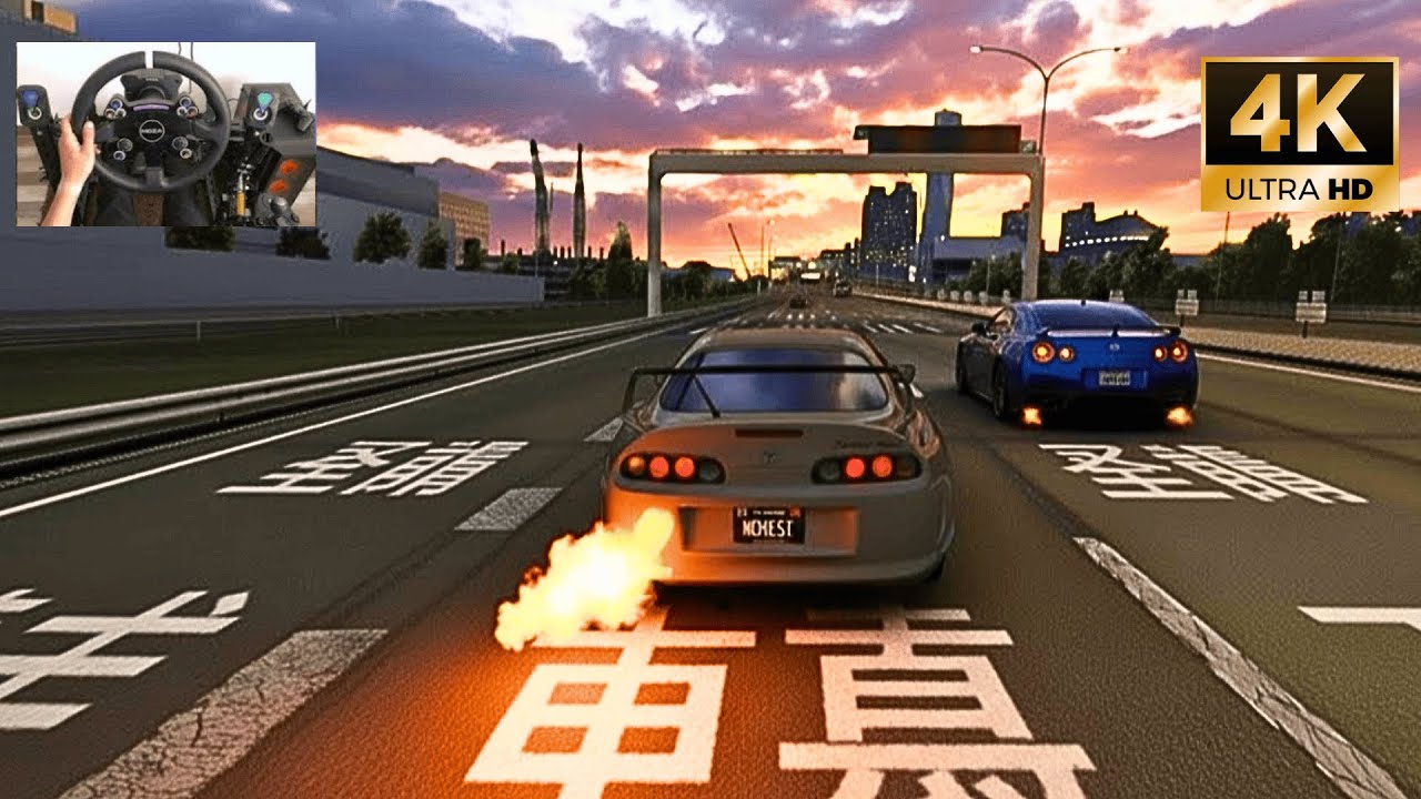 🔥 1200HP Toyota Supra MK4 | Assetto Corsa NO HESI Traffic Full Send