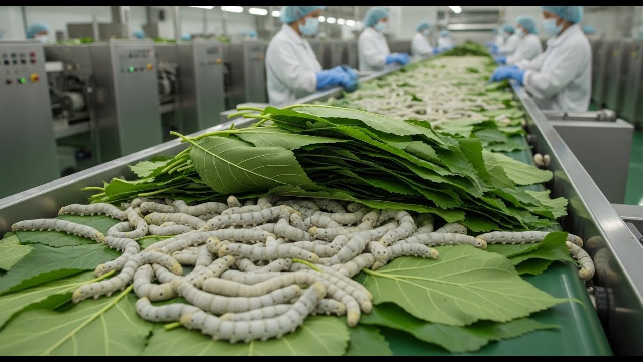 Inside the Silk Factory: Silkworms and Mulberry Leaves You&rsquo;ve Never Seen Before