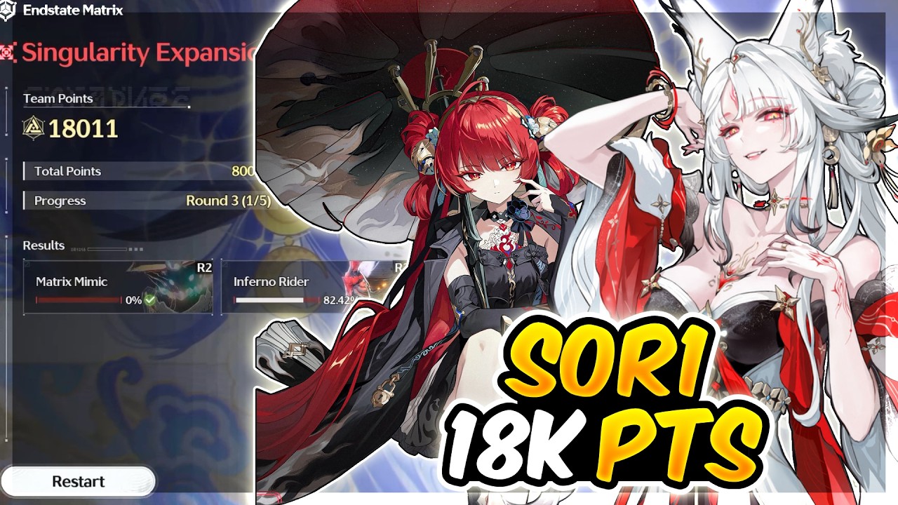 S0R1 Hsin Suoming Team Endstate Clear With 18K POINTS! Wuthering Waves 3.7