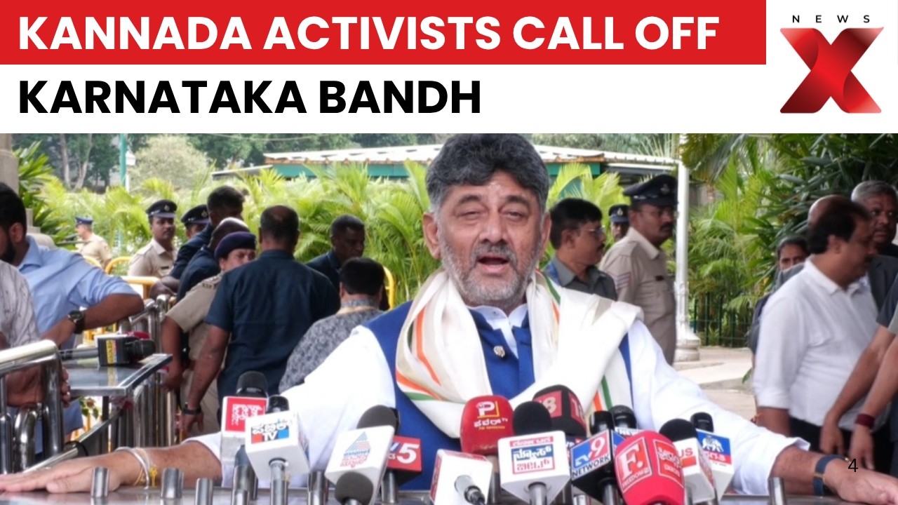 Karnataka Bandh Withdrawn After Kannada Activists Meet DK Shivakumar | NewsX