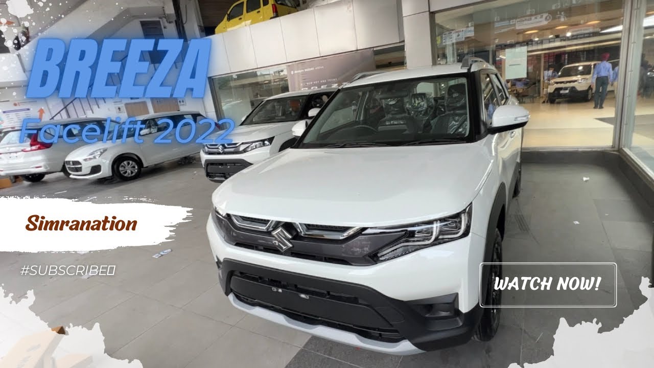 2022 Breeza Premium - SUV | Interior & Exterior | 