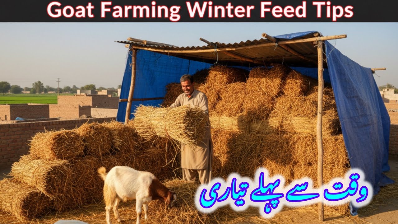 Goat Farming winter Feed Tips.