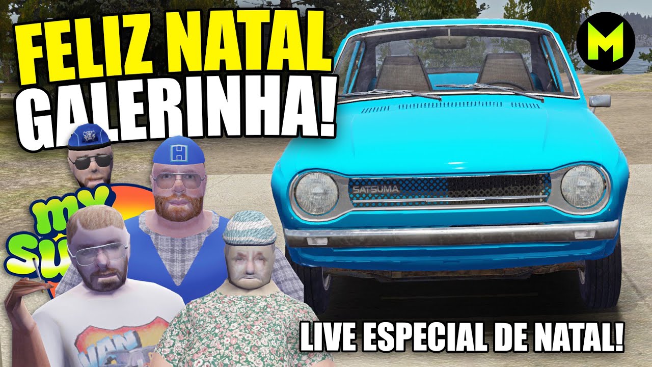 🎉 LIVE ESPECIAL DE NATAL JOGANDO MY SUMMER CAR 