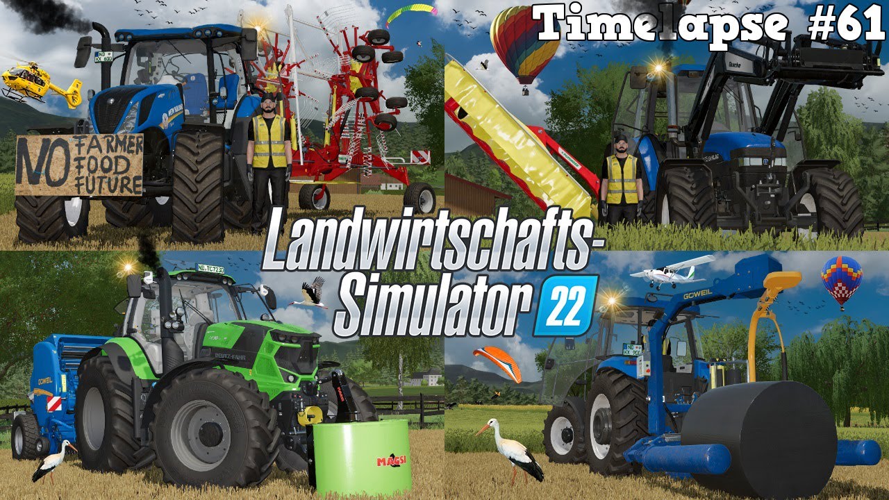 WINTERWEIZEN MÄHEN für ein NEUES PROJEKT mit ‪@TheCamPeRYT! 🌾🚜💨 | [LS22] - Timelapse #61