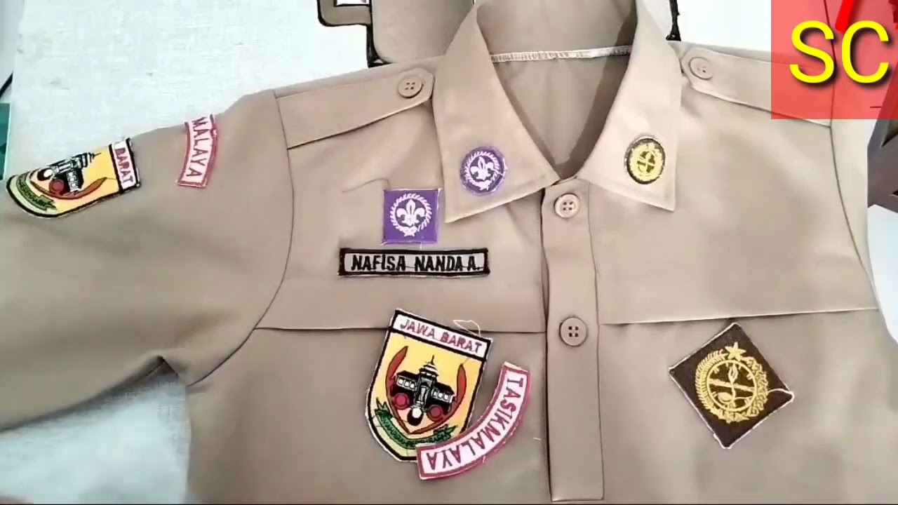 panduan memasang badge/bet Pramuka siaga putra dan putri