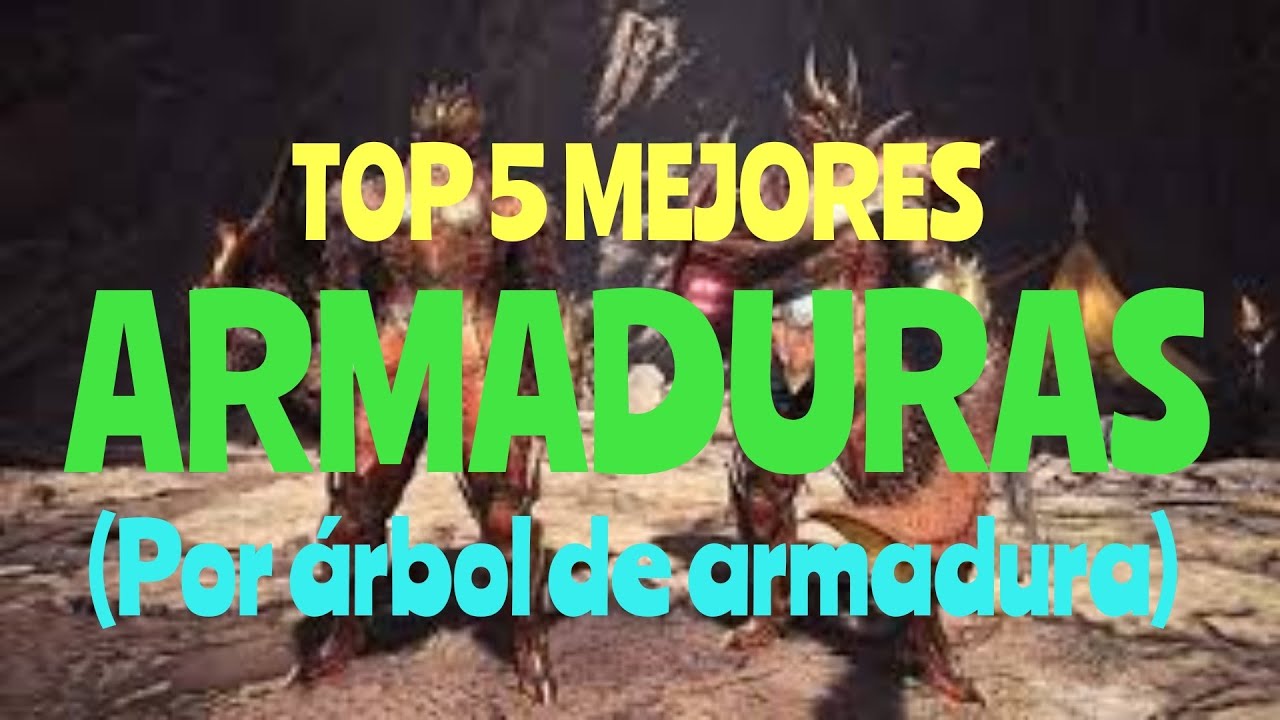 MHW ICEBORNE | TOP 5 Mejores ARMADURAS