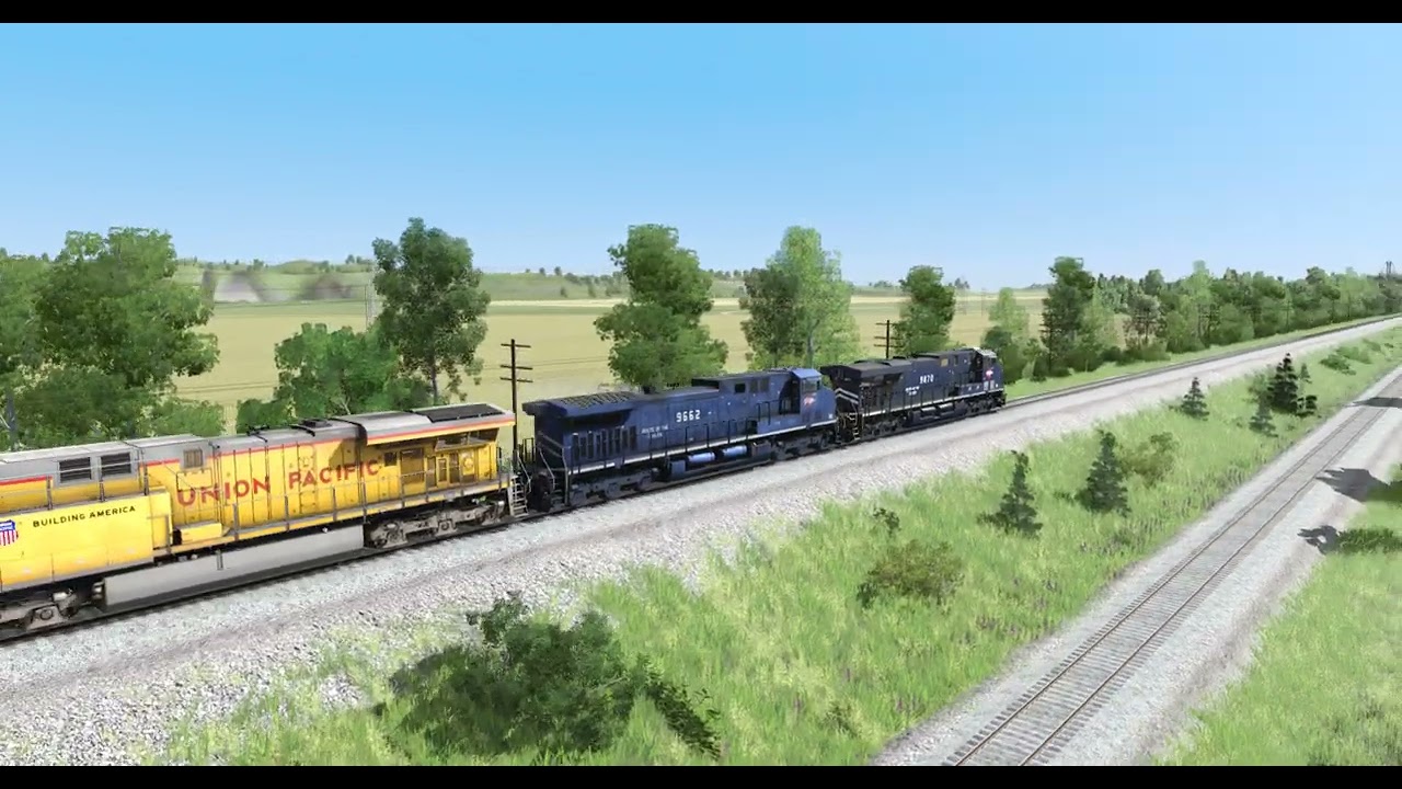 Missouri Pacific RailRoad 2025 Current day In HD Hi res 4K