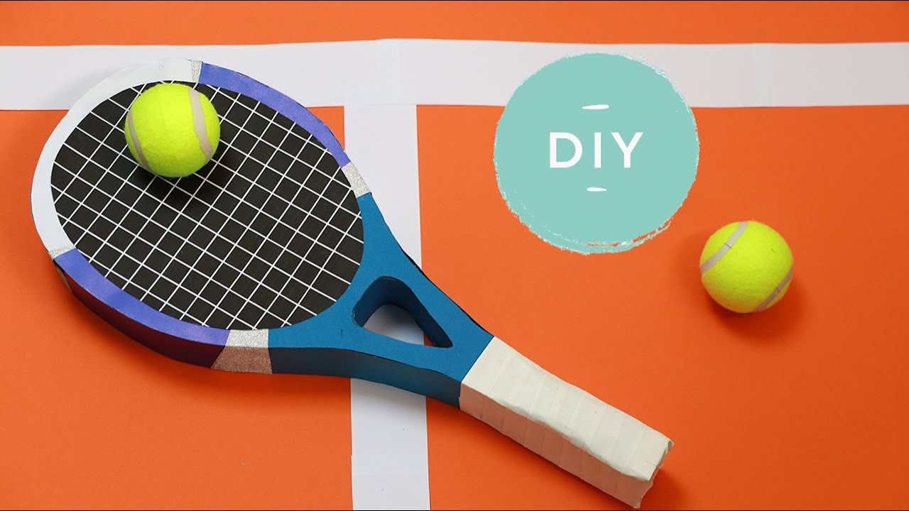 Een tennis racket surprise maken voor Sinterklaas