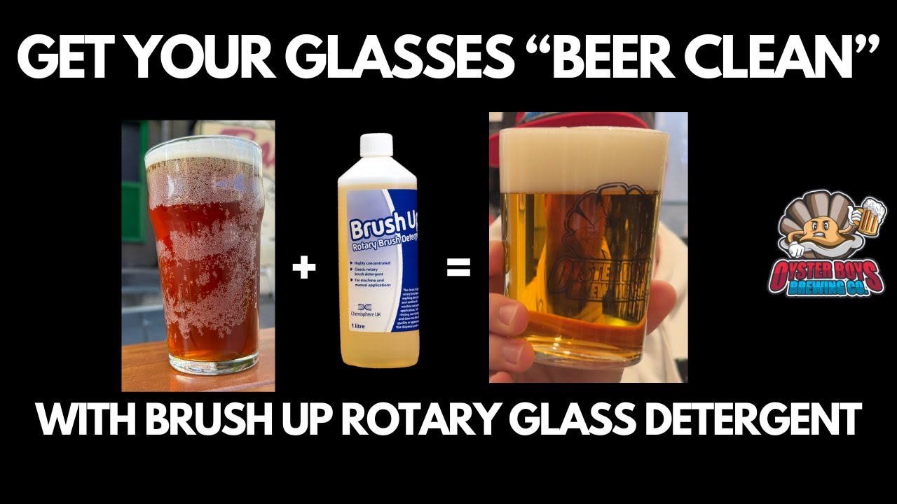 How to clean beer glasses