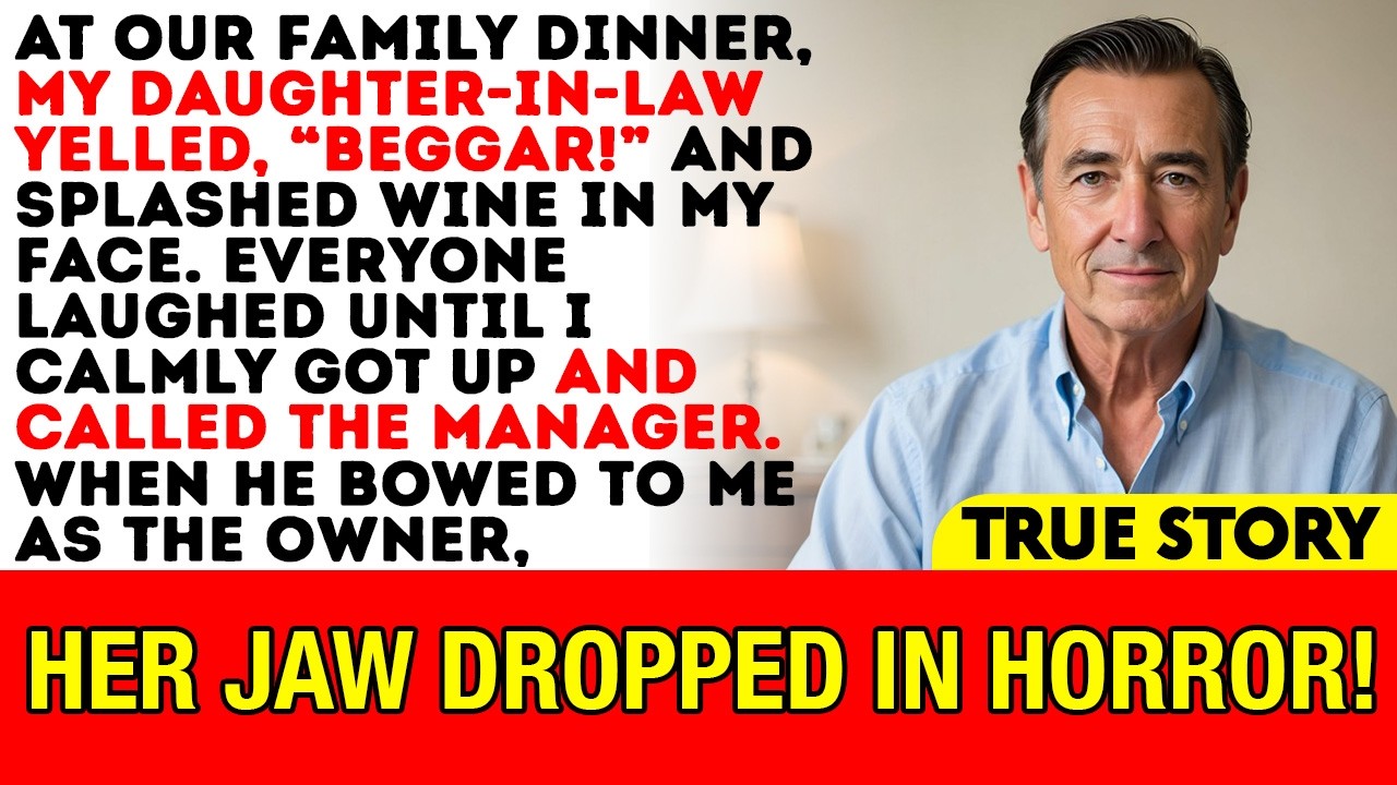 At Family Dinner, DIL Threw Wine At Me: 