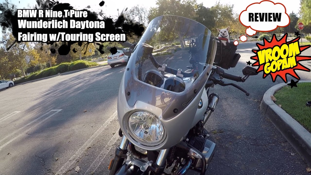 Wunderlich Daytona fairing touring screen Review R Nine T