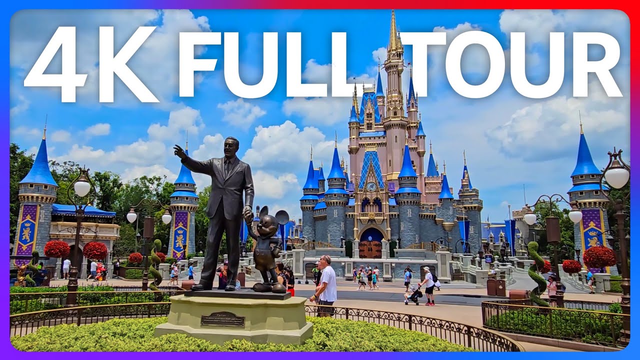 [4K] Magic Kingdom Complete Walkthrough - Walt Disney World
