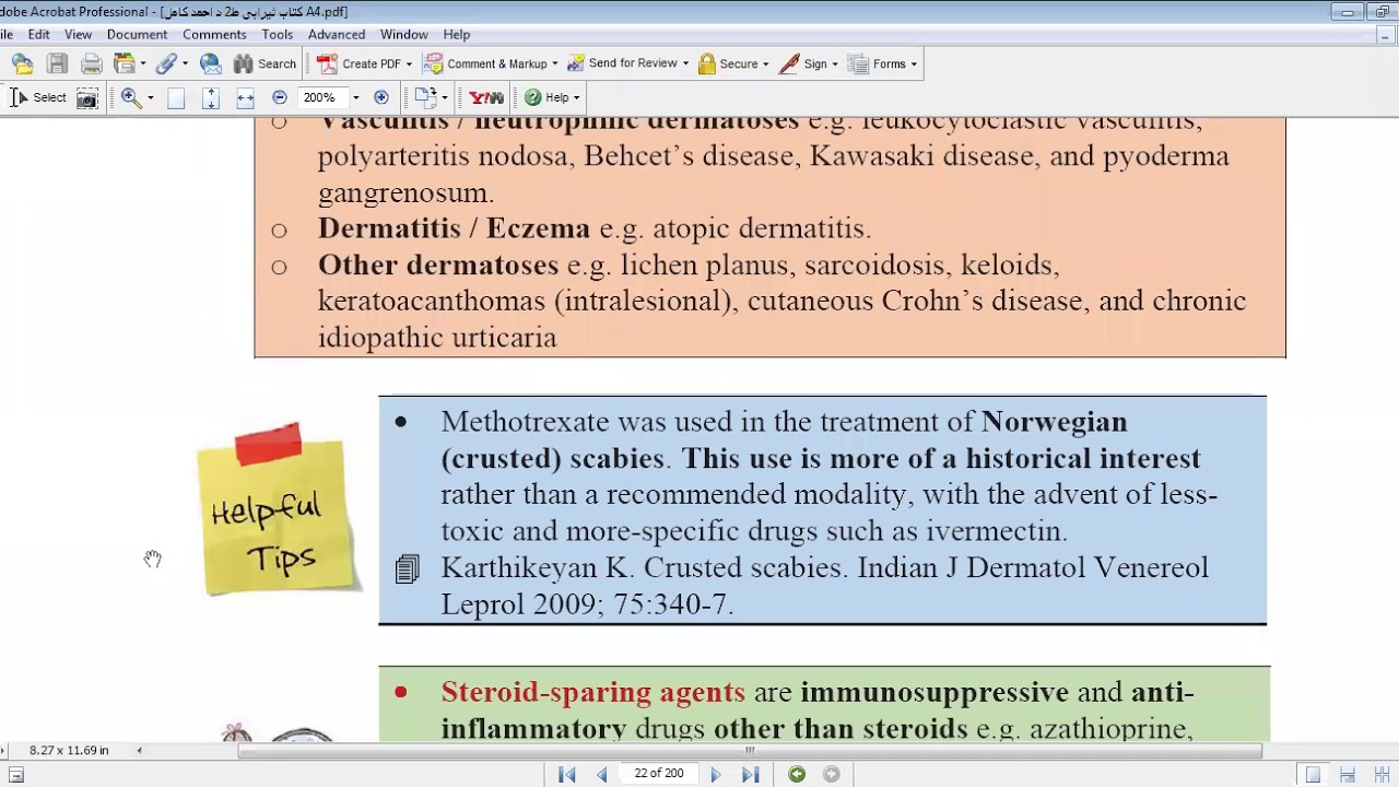 Methotrexate in dermatology Ahmad kamel, MD