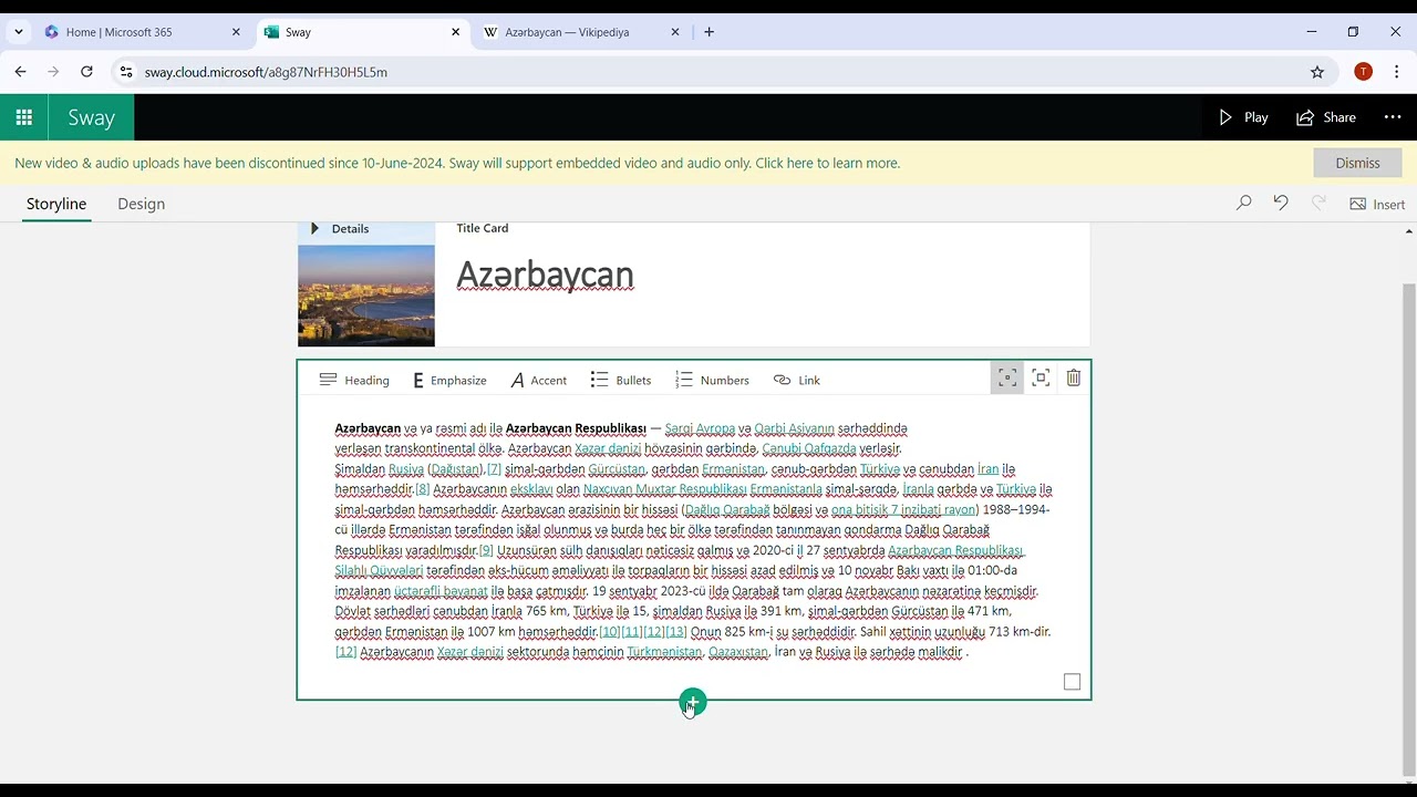 Microsoft Sway haqqında