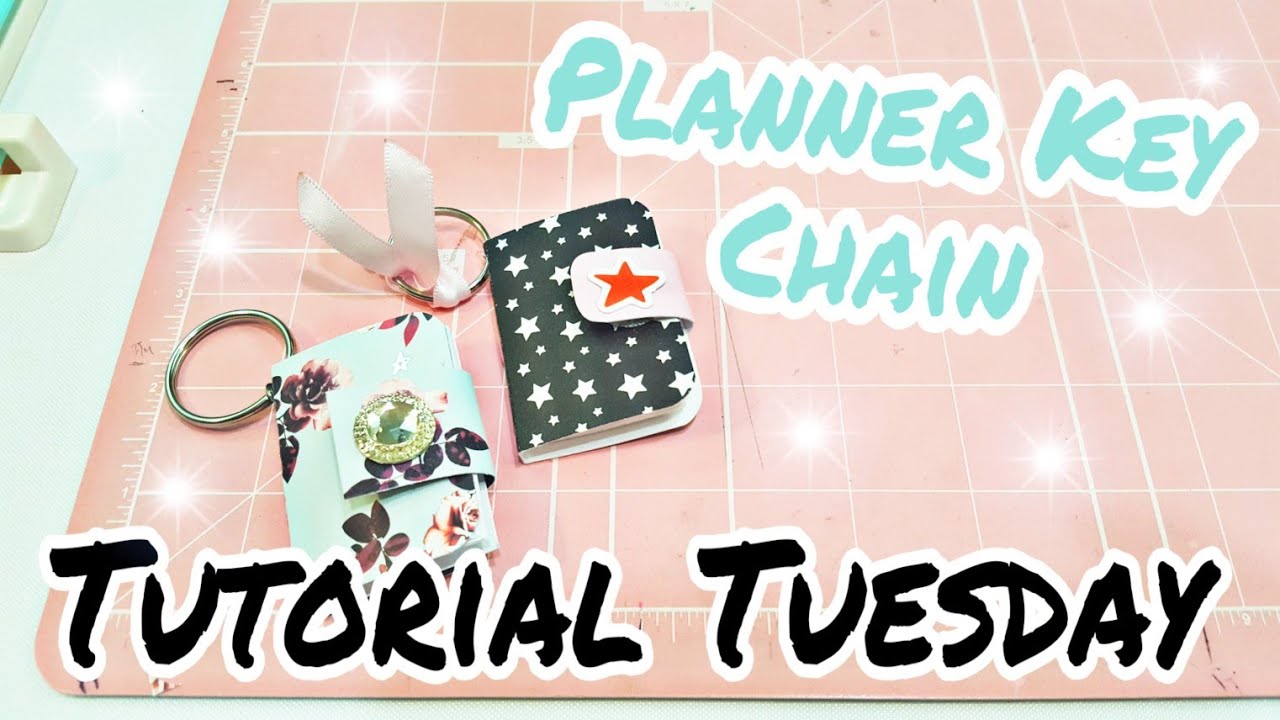 How to make a mini planner keychain | TUTORIAL TUESDAY | Planning With Eli