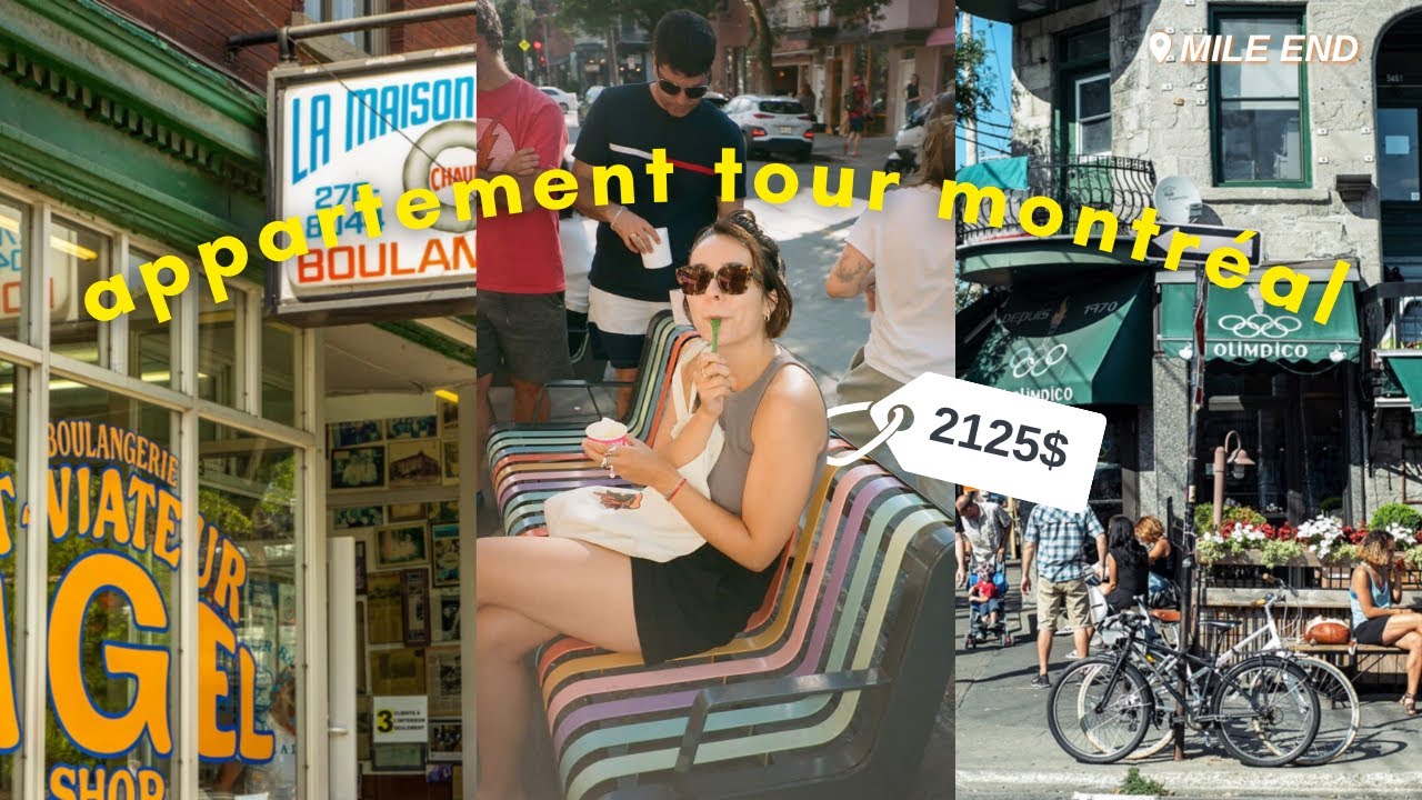 COLOC 3 CHAMBRES DANS LE MILE END | Où vivent les français à Montréal ? #6🇨🇦
