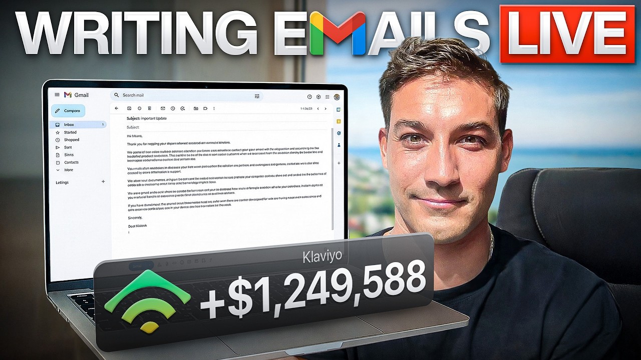 Watch Me LIVE Write $1M Ecommerce Emails in 13 Minutes
