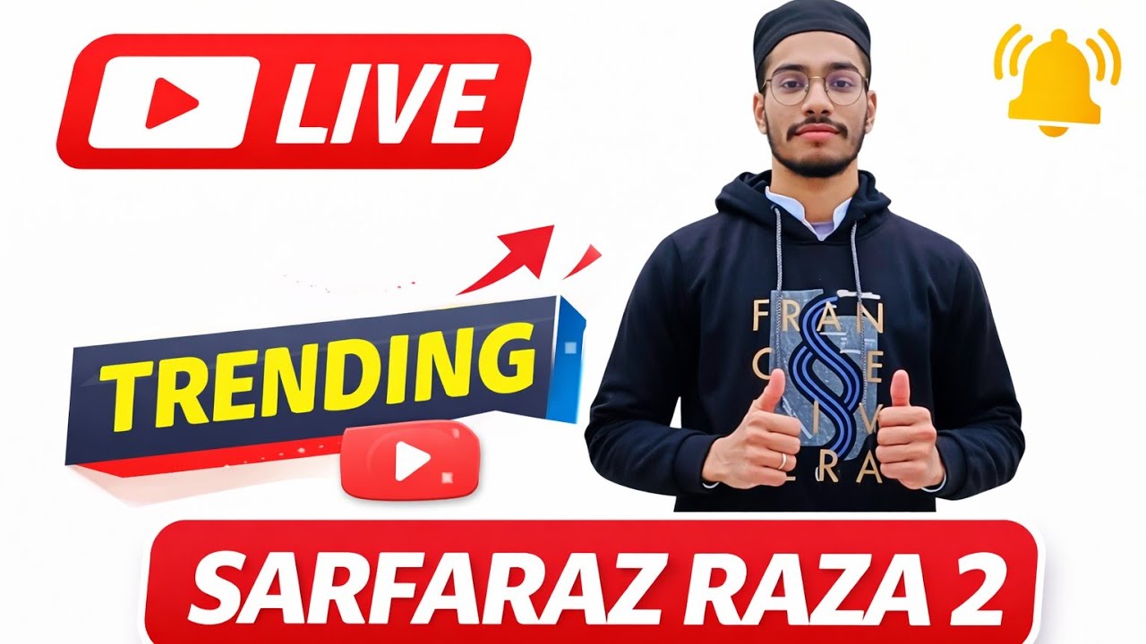 Sarfaraz Raza 2 is live!