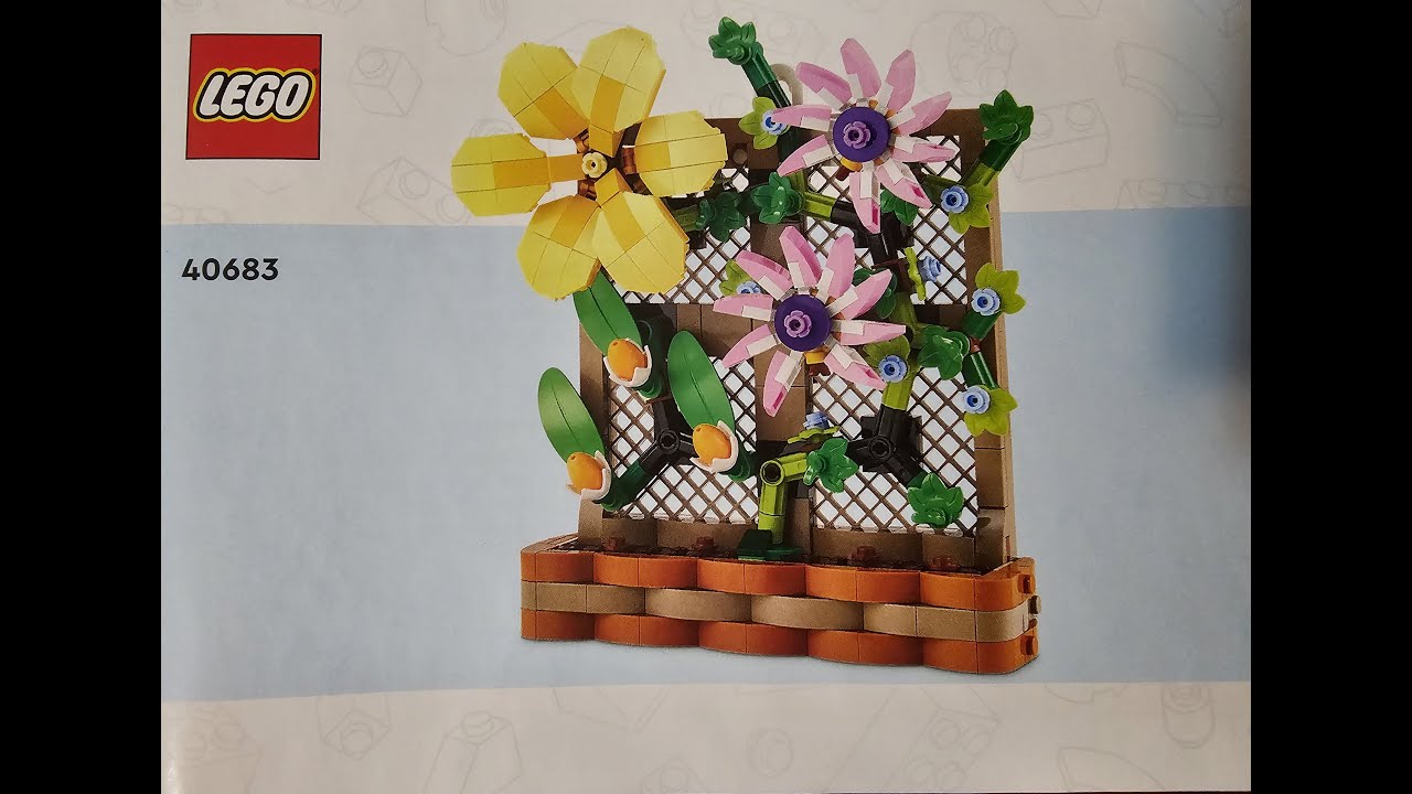 Limited Edition Flower Trellis Lego Set 40683
