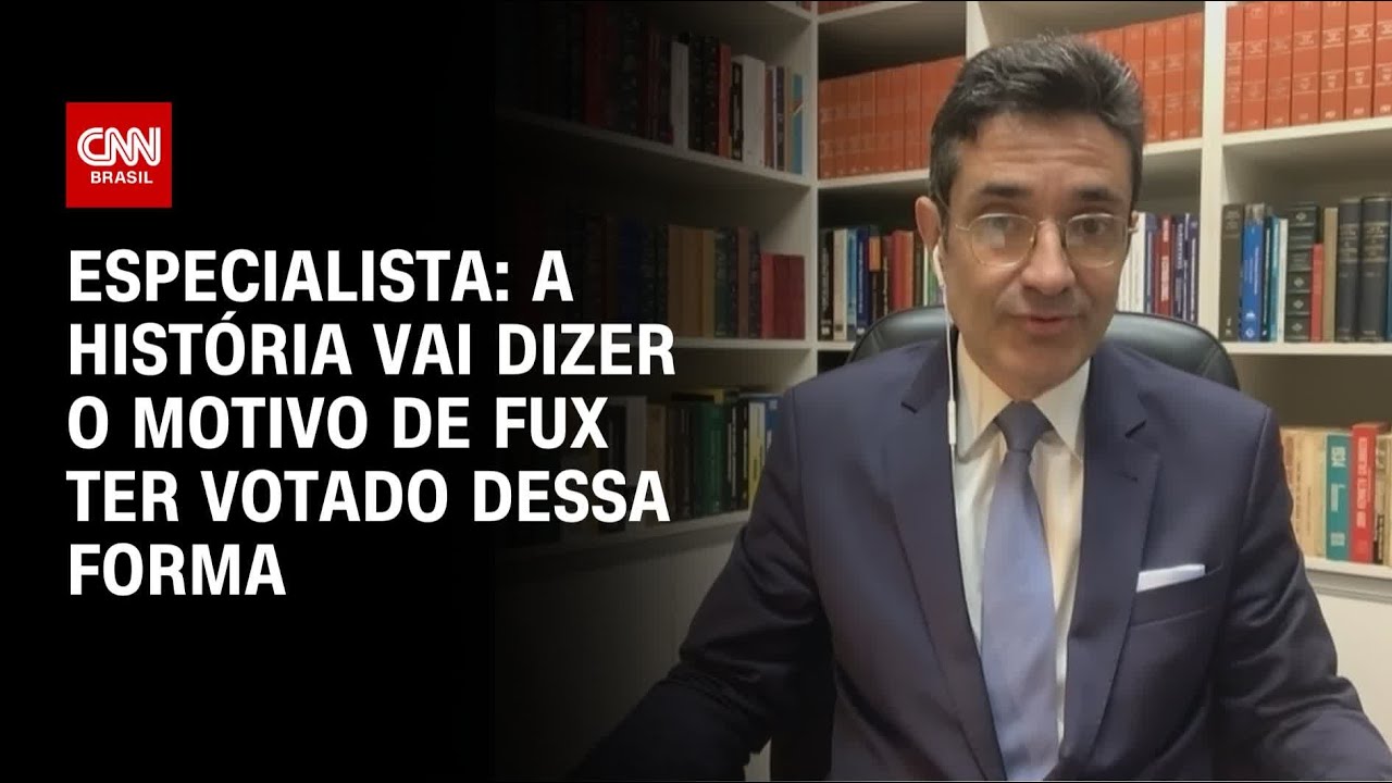 A história vai dizer o motivo de Fux ter votado dessa forma, diz especialista | CNN PRIME TIME