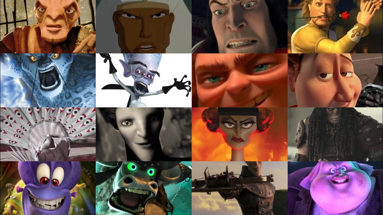 Все Поражения/Смерти злодеев DreamWorks