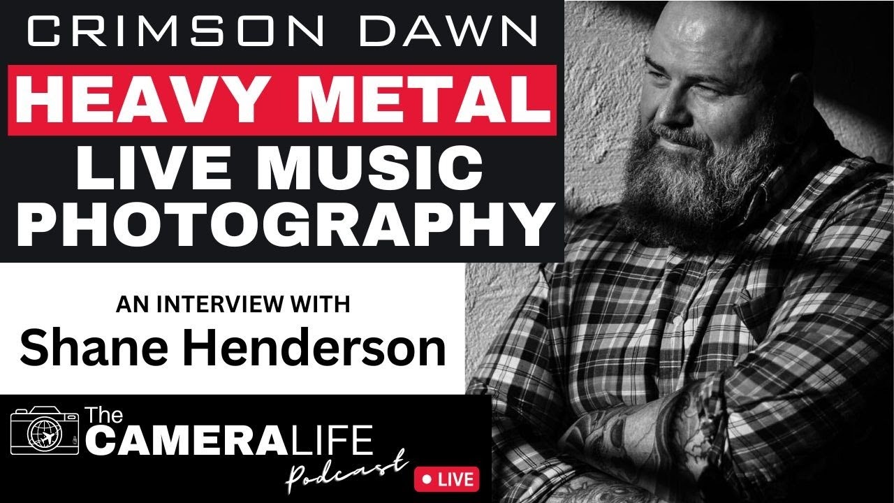 EP28 Heavy Metal Concert Photography with Shane Henderson (AKA Crimson Dawn)