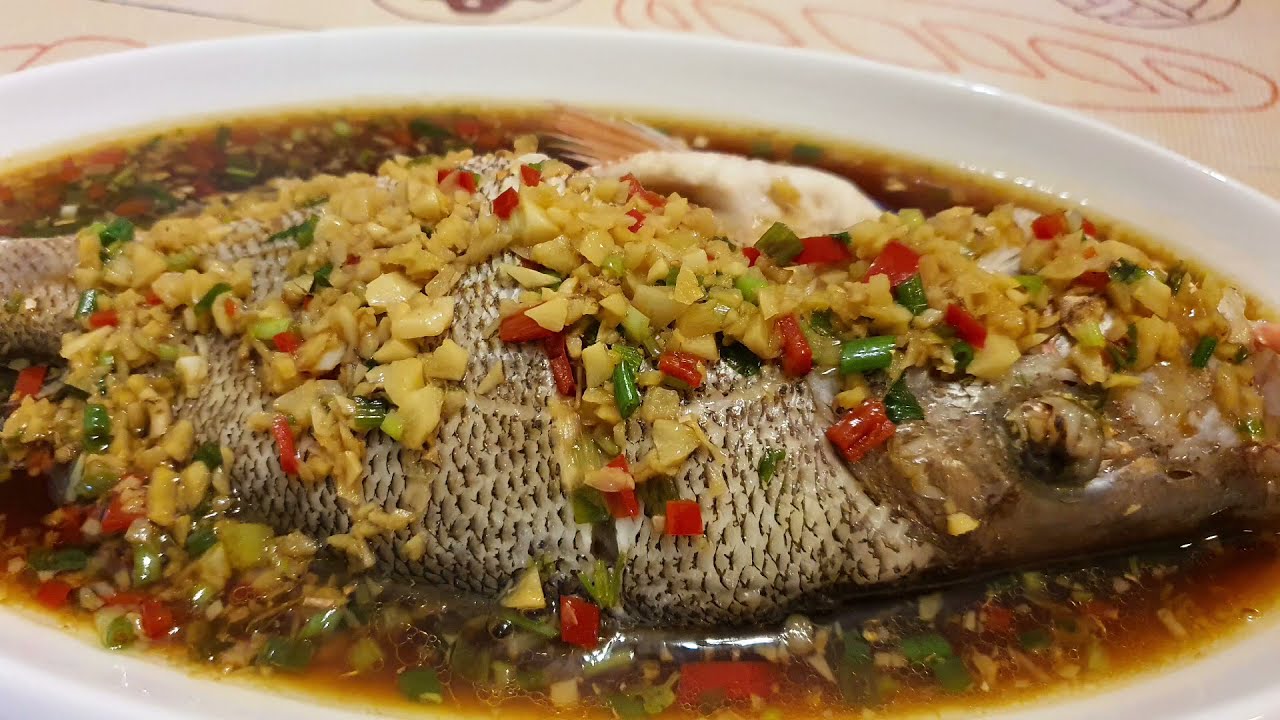 Lan Jie steamed fish (ingredient list provided)