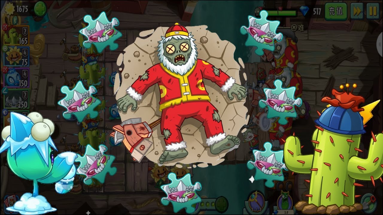 Derroté al zombi Yeti y obtuve las 7 piezas del colgante de pinchorroca 7️⃣🔥