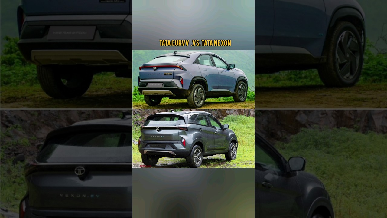 Tata curvv  VS Tata nexon👍👍🏞️❓❓#shortvideo