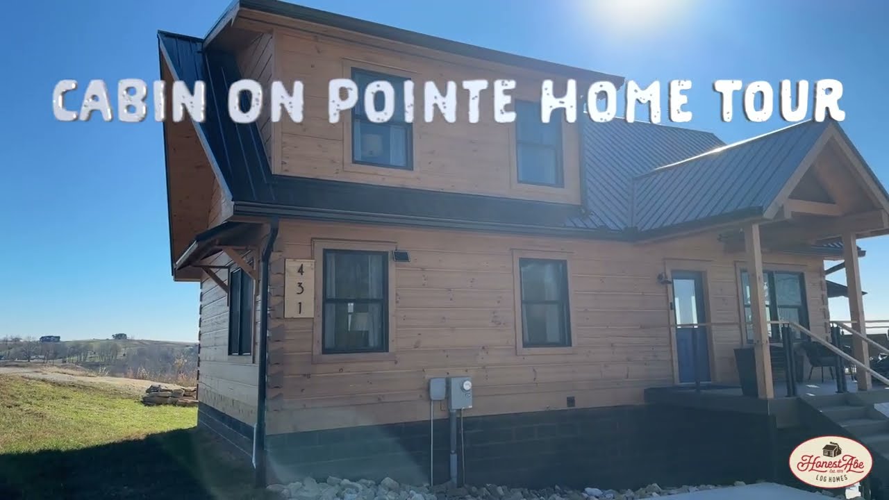 'Cabin On Pointe' Home Tour | Honest Abe Log Homes
