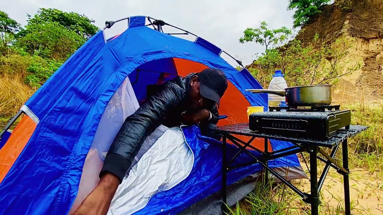 Automatic Tent Rain Solo Camping - Long Rain & Cooking