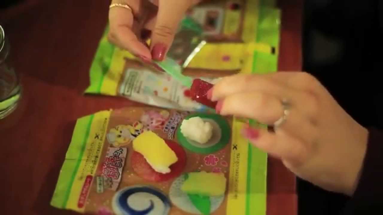 ASMR Popin Cookin DIY Sushi Gummy Candy Kit | No Talking | Unintended ASMR